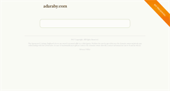 Desktop Screenshot of adaraby.com
